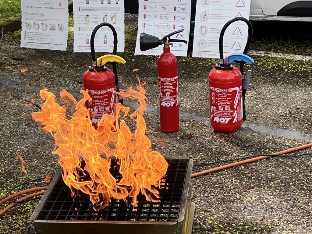 Formation sur la sécurité incendie